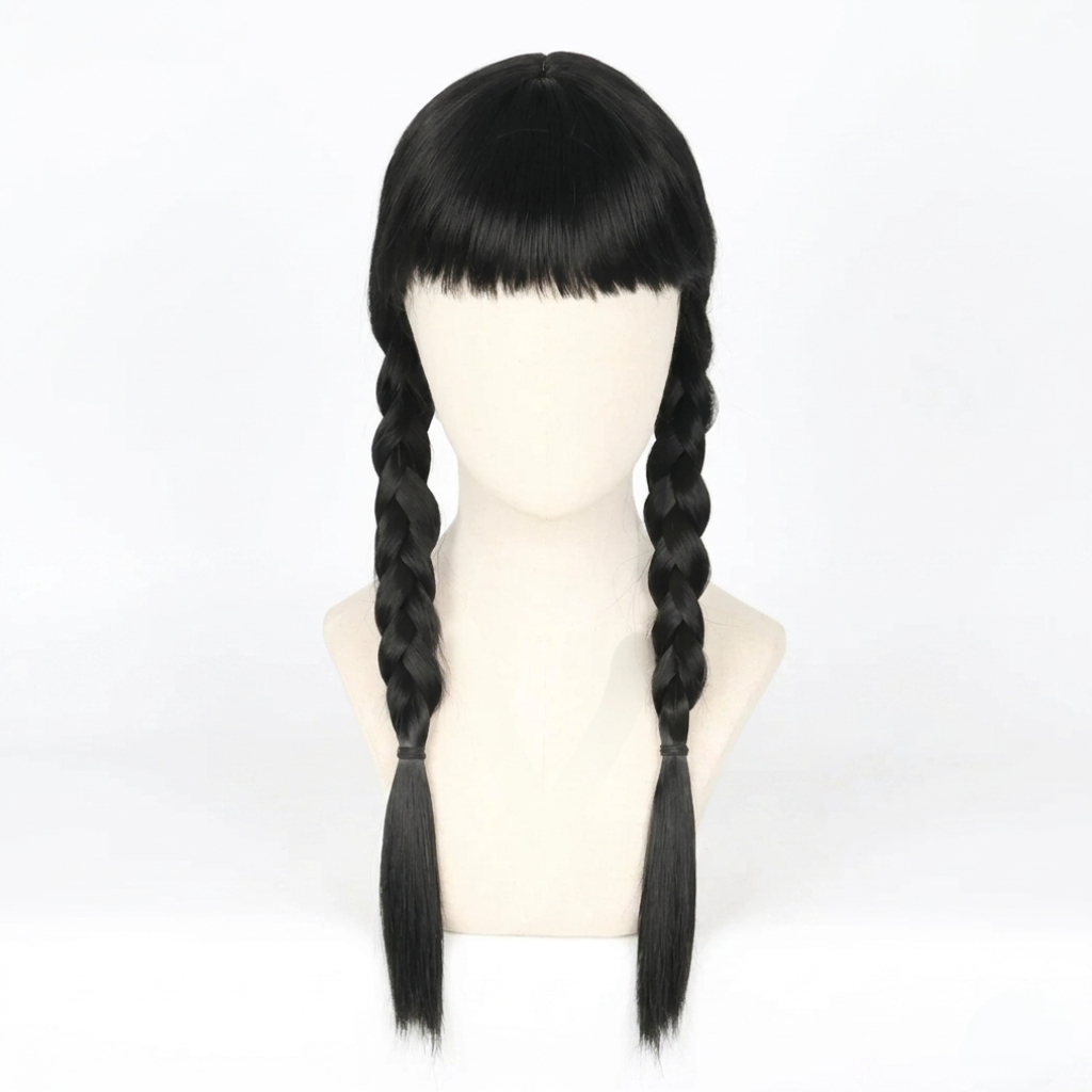 Ventayo – Costume Wig | Braided Hair Design for Halloween & Themed Events | Easy Dress Up Accessory