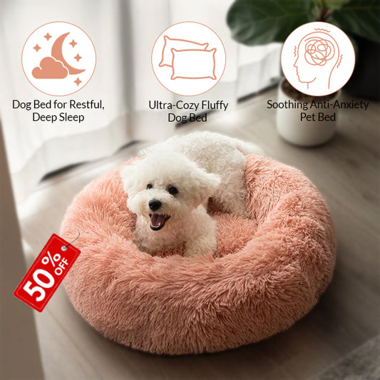 Lit pour chien ultra-confortable style nuage – Le design original de confort
