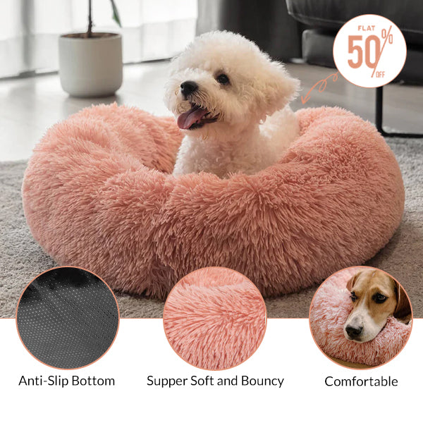 Lit pour chien ultra-confortable style nuage – Le design original de confort
