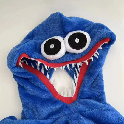 Ventayo – Cozy Monster Jumpsuit | Plush Kids Costume with Hood for Halloween Fun