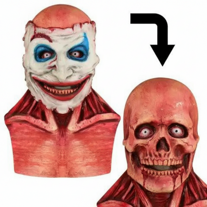 Ventayo – Creepy Clown | Scary Halloween Mask with Removable Layer | Full Face Design for Terrifying Costume Looks
