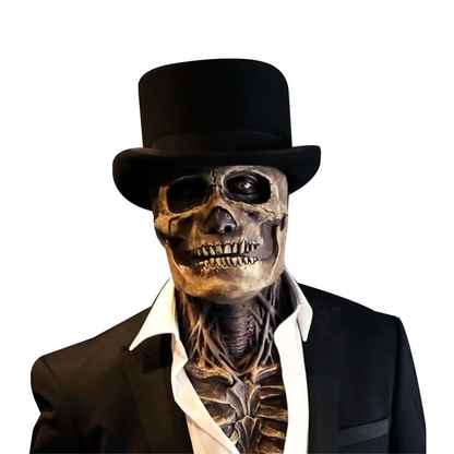 Ventayo – Creepy Skeleton Mask | Realistic Skull Mask with Moving Jaw for Halloween Fun