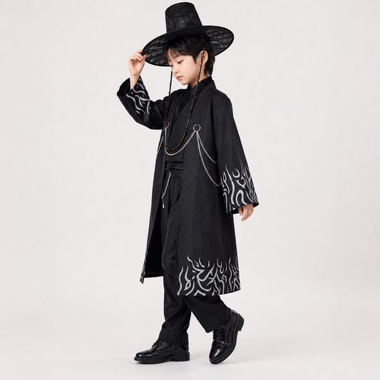 Ventayo – Cultural Costume Collection | Korean Hanbok Cosplay Outfit with Hat & Accessories | Perfect for Halloween and Themed Events