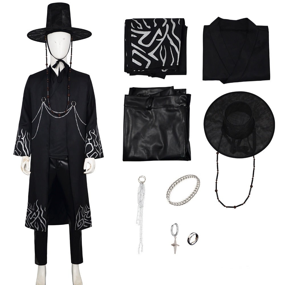 Ventayo – Cultural Costume Collection | Korean Hanbok Cosplay Outfit with Hat & Accessories | Perfect for Halloween and Themed Events