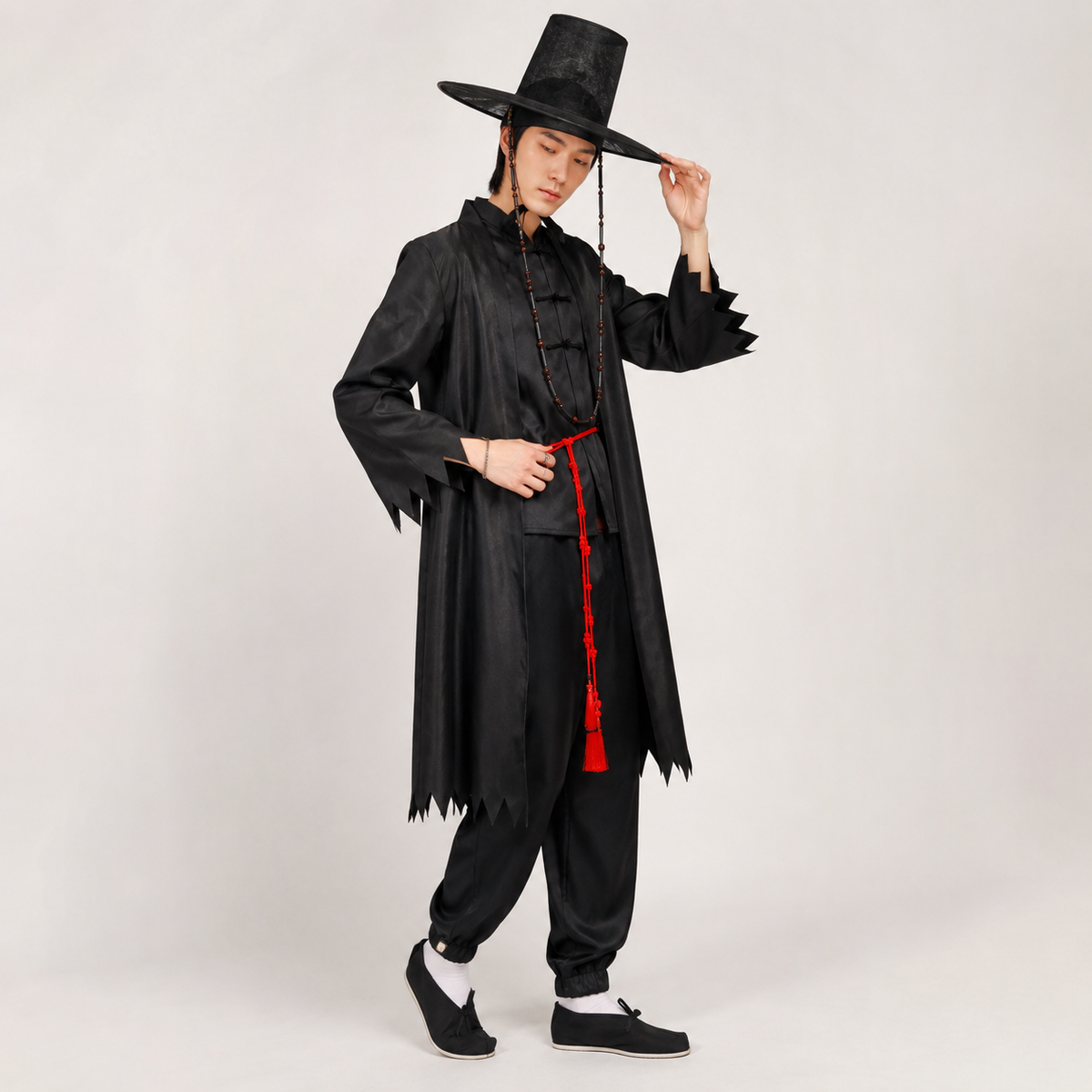 Ventayo – Cultural Costume Collection | Korean Hanbok Cosplay Outfit with Hat & Accessories | Perfect for Halloween and Themed Events