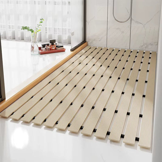 Ventayo – Customizable Non Slip Bath Mat with Quick Drainage Grooves | Safe Shower Mat for Ultimate Security
