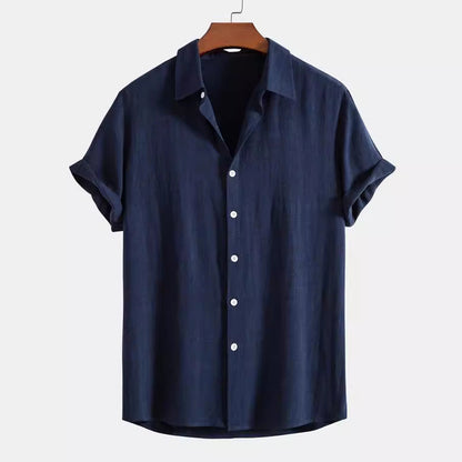 St. Tropez Légende Men’s Summer Outfit Set – Lightweight Shirt & Cotton-Linen Trousers