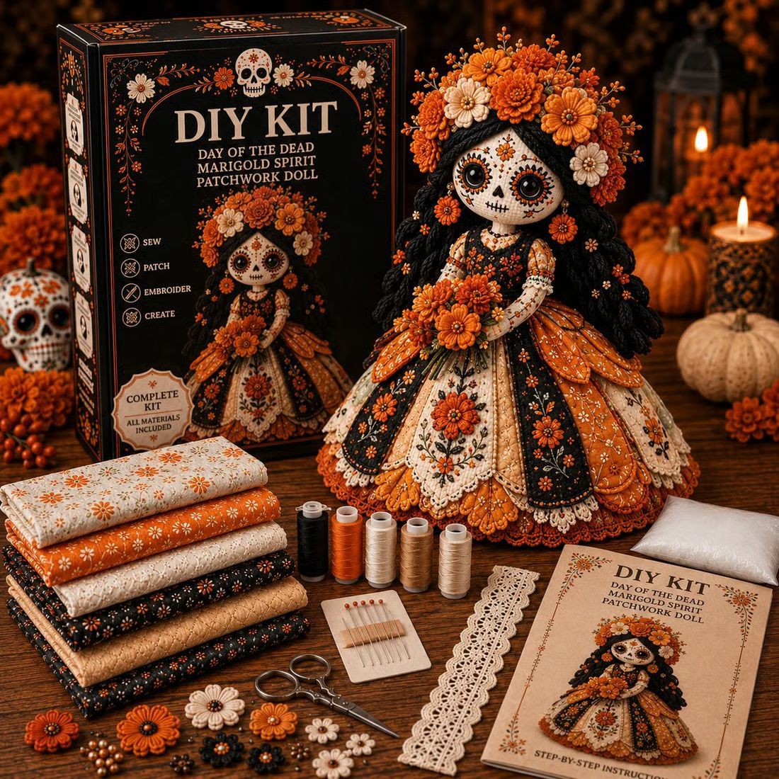 Day of the Dead DIY Doll Kit – Ventayo