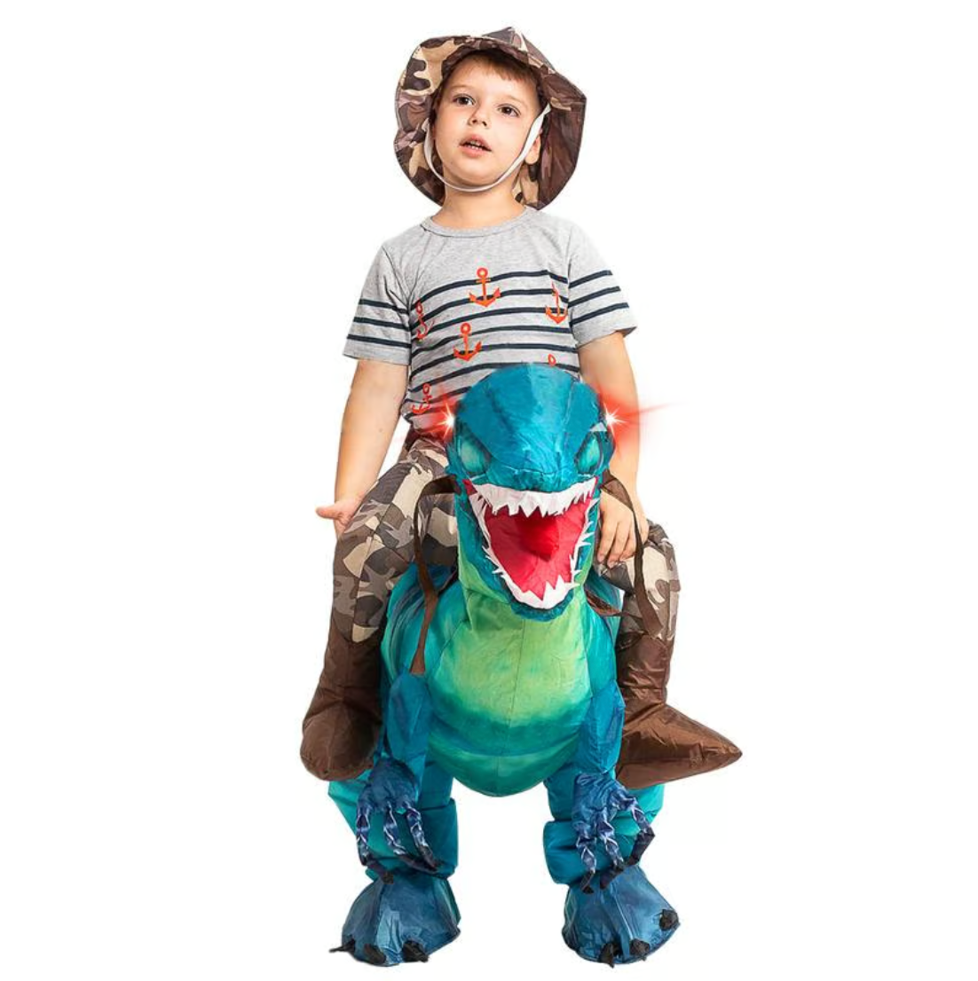 Ventayo – Dino Adventure | Kids Halloween Costume - Inflatable Dinosaur for Fun Playtime