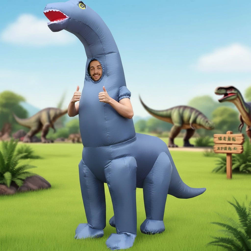 Ventayo – Dino Fun | Inflatable Dinosaur Costume with Easy Wear Design | Full-Body Fun for Halloween and Parties
