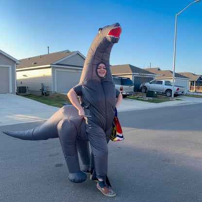 Ventayo – Dino Fun | Inflatable Dinosaur Costume with Easy Wear Design | Full-Body Fun for Halloween and Parties