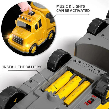 Ventayo – Dynamic Construction Vehicle Play Set with Lights & Sounds | Engaging Carrier for Imaginative Play