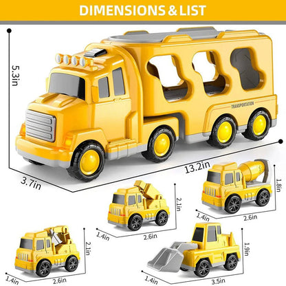 Ventayo – Dynamic Construction Vehicle Play Set with Lights & Sounds | Engaging Carrier for Imaginative Play