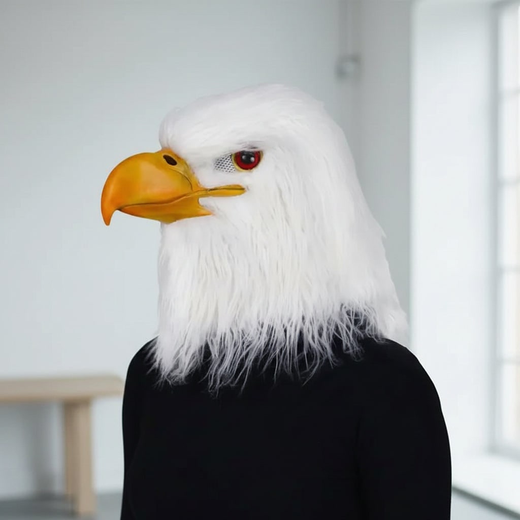 Ventayo – Eagle Head Mask | Realistic Animal Costume Accessory for Halloween Fun