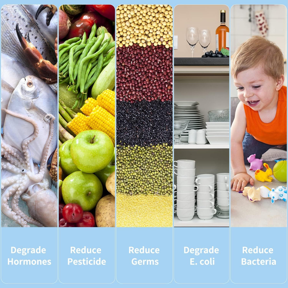 Ventayo – Fruit and Vegetable Washing Machine with Hydroxide Technology | Portable and Cordless for Safe Food Purification
