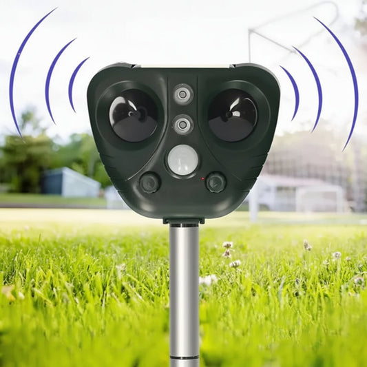 Ventayo – Ultrasonic Bird Repeller with Solar Power & LED Lights | Humane Bird Deterrent for Gardens