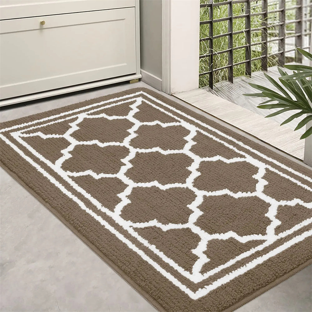 Ventayo – Elegant Entrance Mat | Robust Dirt Absorbing Doormat with Non-Slip Base for Indoor and Outdoor Use