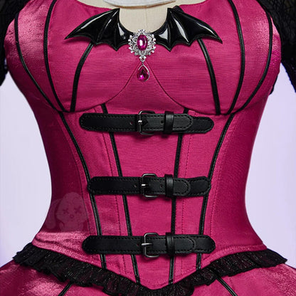 Ventayo – Elegant Gothic Vampire Dress | Long Sleeve Costume for Stunning Halloween Looks
