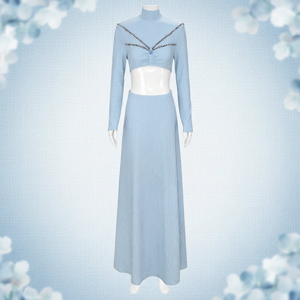 Ventayo – Elegant Princess Dress Cape Costume Set for Women | Perfect for Halloween & Themed Events