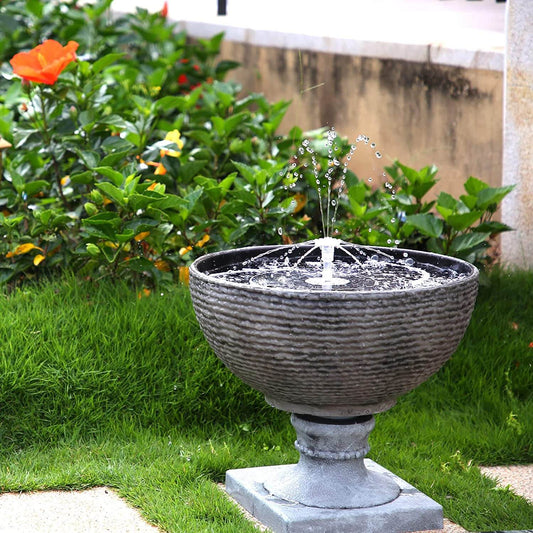 Ventayo – Elegant Solar Fountain | Solar-Powered Water Fountain with Adjustable Spray | Eco-Friendly Design for Outdoor Serenity