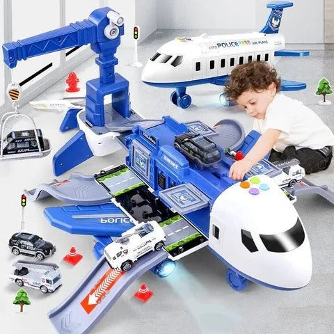 Ventayo – Emergency Rescue Playset | XL Airplane Toy Set with Interactive Features | Engaging Learning Experience for Kids