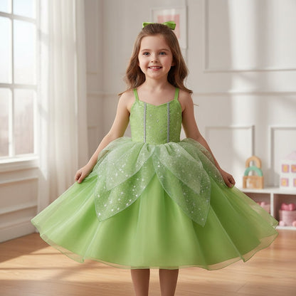 Ventayo – Enchanting Fairy Princess Costume Set for Girls with Accessories | Perfect for Halloween and Role Play