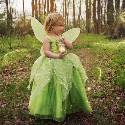 Ventayo – Enchanting Fairy Princess Costume Set for Girls with Accessories | Perfect for Halloween and Role Play