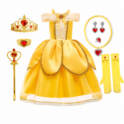 Enchanting Princess Costume Set for Girls with Accessories | Perfect for Magical Celebrations – Ventayo