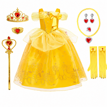 Enchanting Princess Costume Set for Girls with Accessories | Perfect for Magical Celebrations – Ventayo