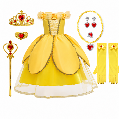 Enchanting Princess Costume Set for Girls with Accessories | Perfect for Magical Celebrations – Ventayo