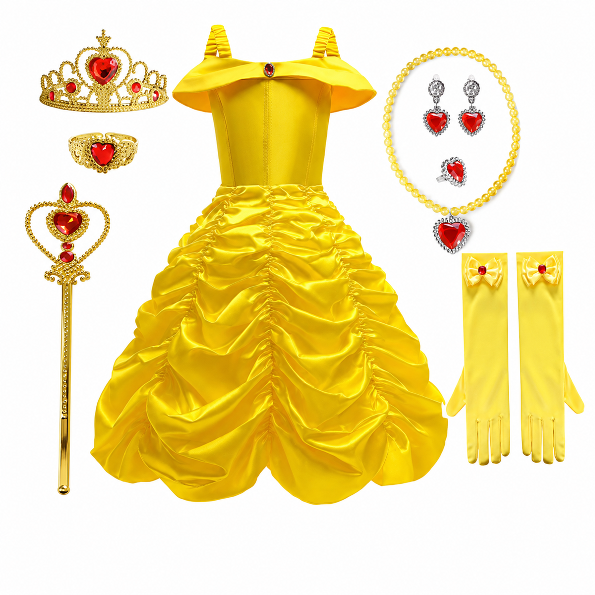 Enchanting Princess Costume Set for Girls with Accessories | Perfect for Magical Celebrations – Ventayo