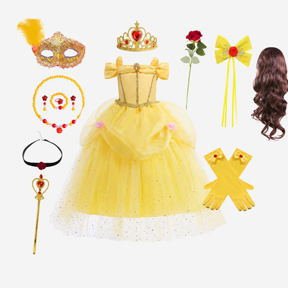 Enchanting Princess Costume Set for Girls with Accessories | Perfect for Magical Celebrations – Ventayo
