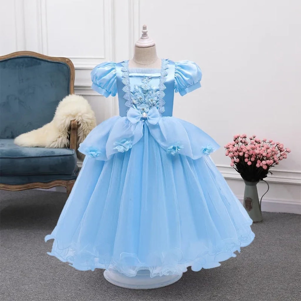 Ventayo – Enchanting Princess Costume | Girls Ball Gown Dress with Full Skirt | Perfect for Halloween and Themed Parties