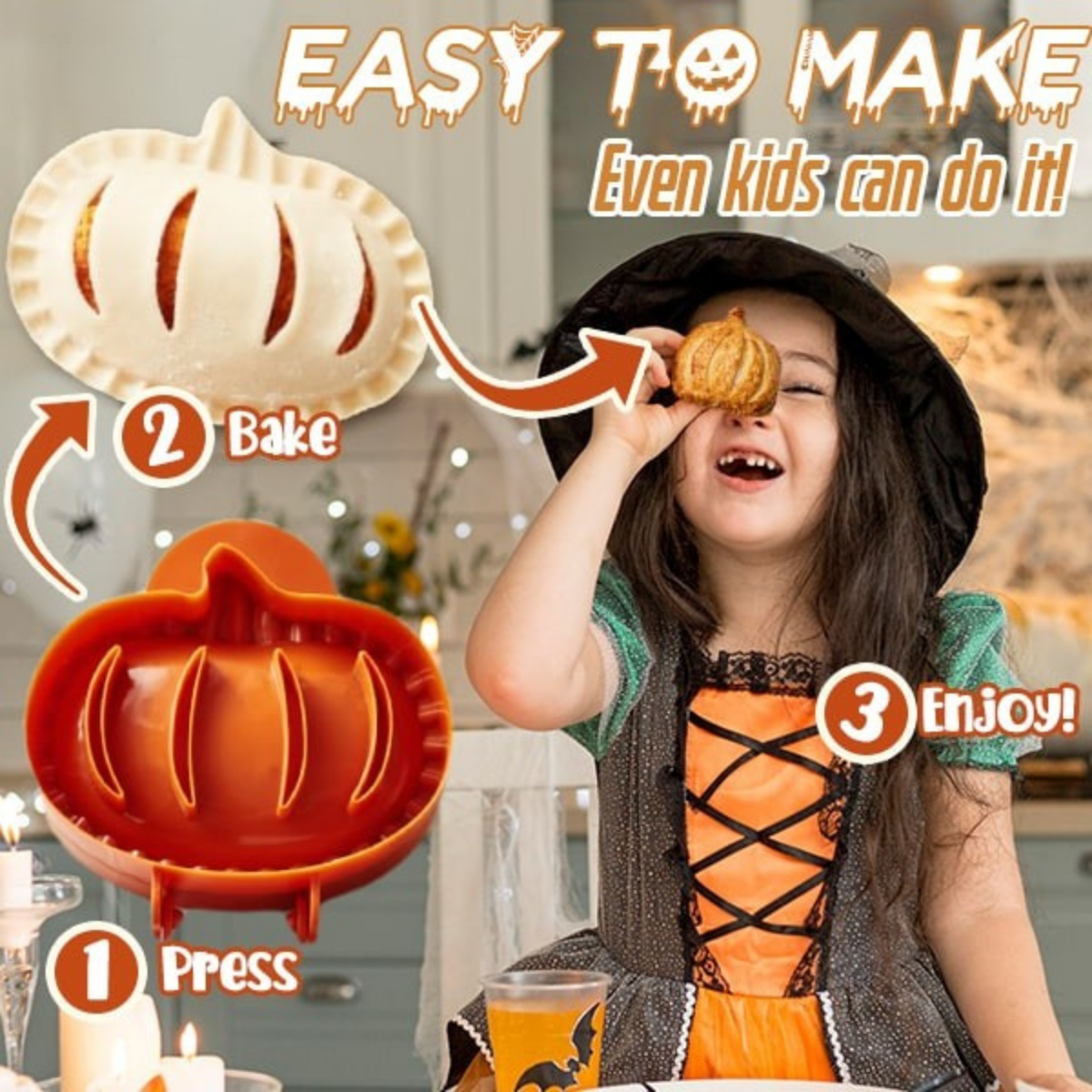 Ventayo – Festive Pie Maker | Spooky-Shaped Baking Tool for Halloween Treats