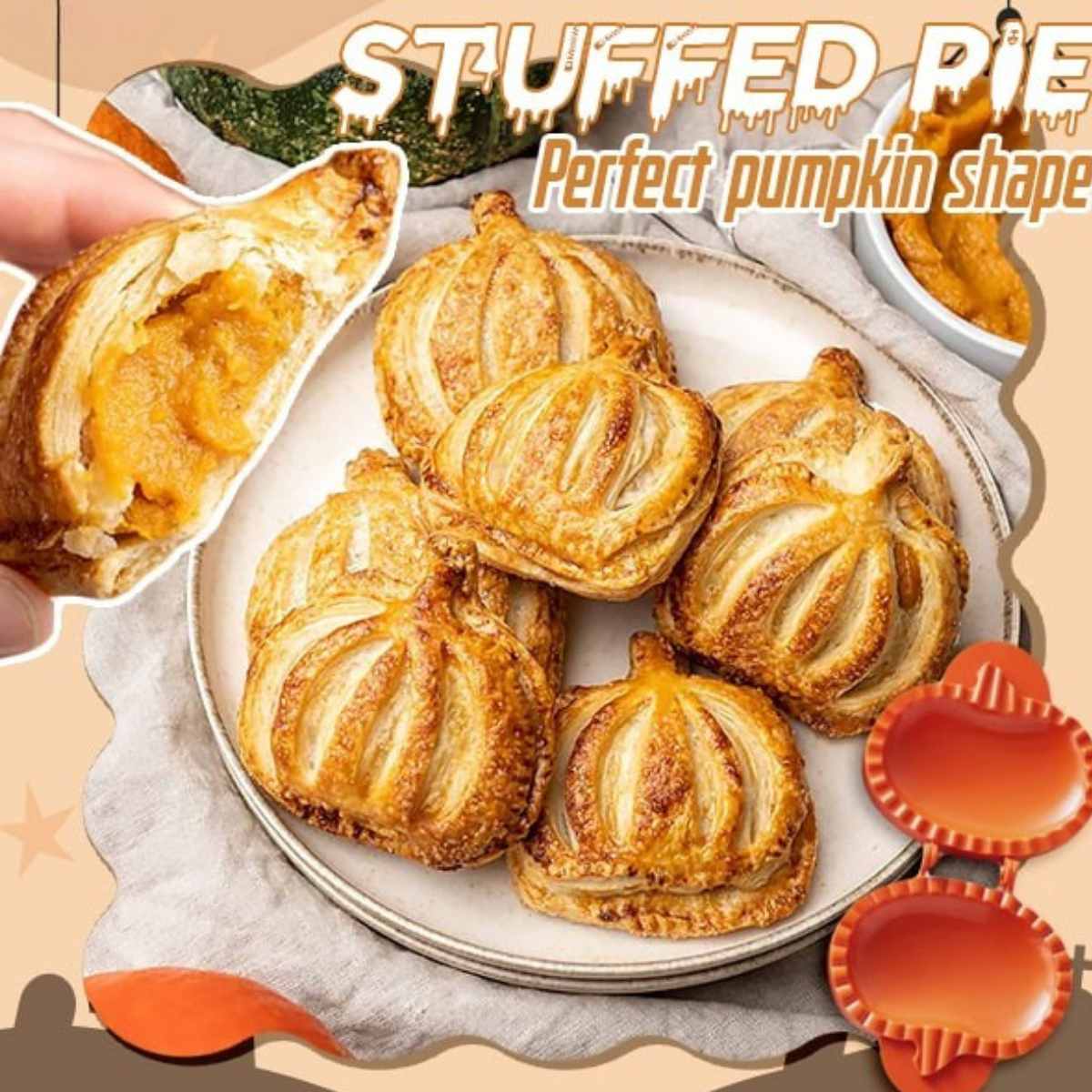 Ventayo – Festive Pie Maker | Spooky-Shaped Baking Tool for Halloween Treats