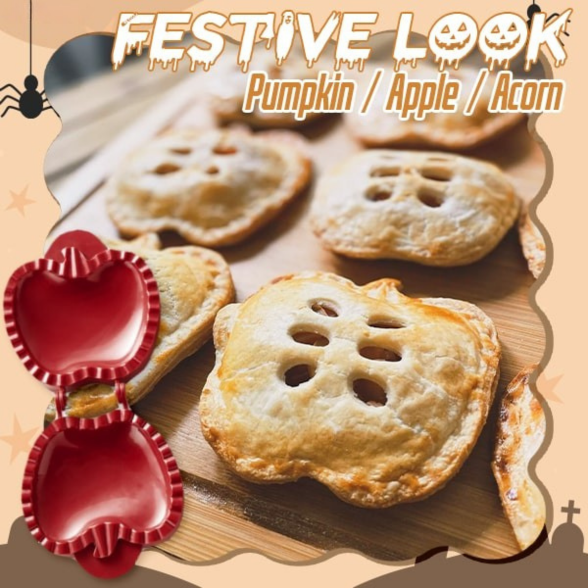 Ventayo – Festive Pie Maker | Spooky-Shaped Baking Tool for Halloween Treats