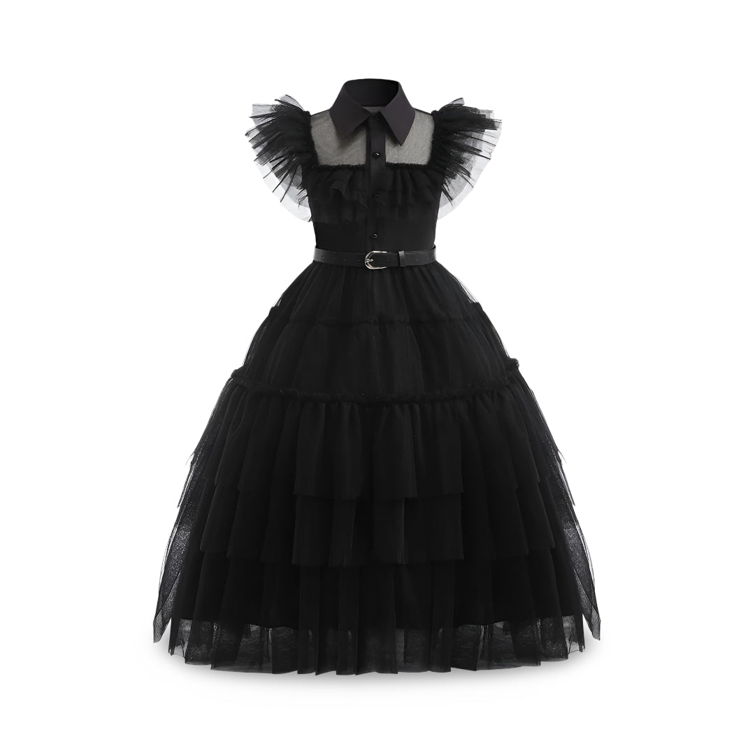 Ventayo – Festive Princess Dress | Layered Halloween Costume for Kids & Teens | Perfect for Parties and Themed Celebrations