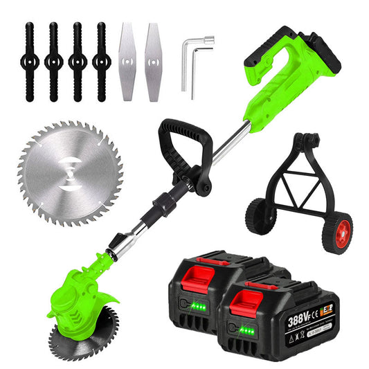 Cordless Grass Strimmer – Battery Powered Garden Trimmer with Steel Blades | Ventayo
