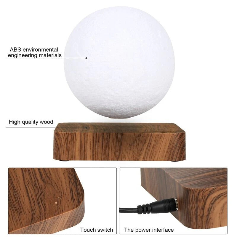 Floating moon lamp
