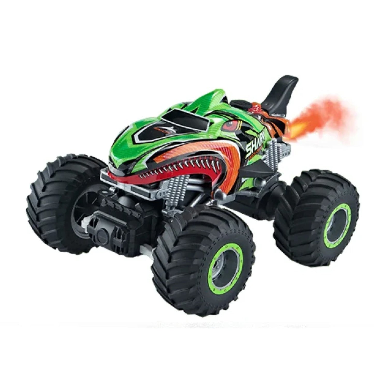Camion Monstre Tout-Terrain RC 4x4 – Voiture Drift Télécommandée Rock Crawler (Design Shark Digger)