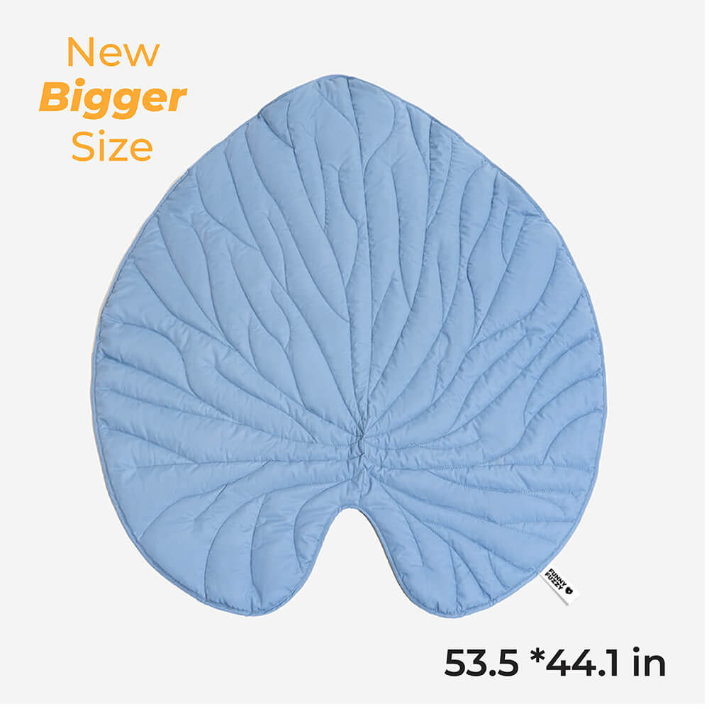 Leaf Shape Human Mat Dog Blanket