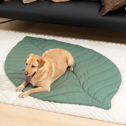 Leaf Shape Human Mat Dog Blanket