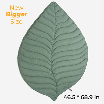 Leaf Shape Human Mat Dog Blanket