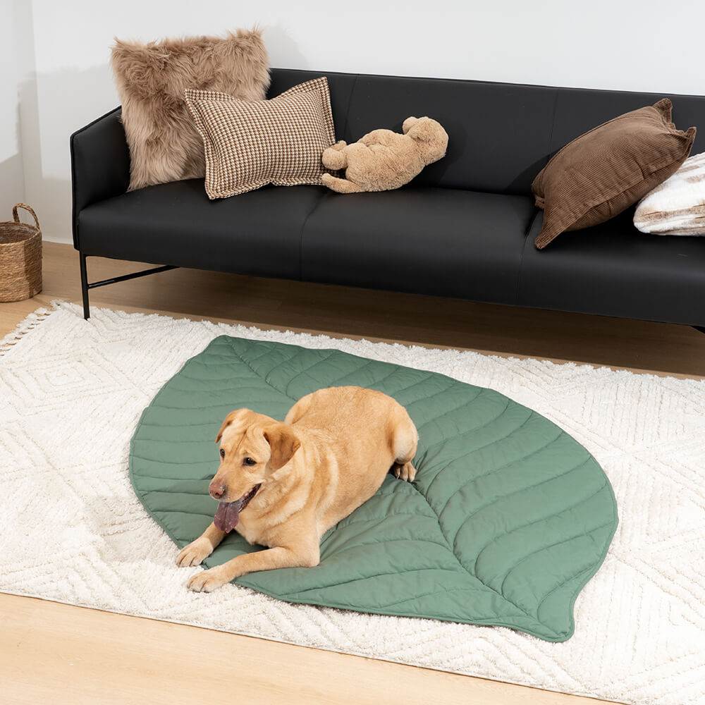 Leaf Shape Human Mat Dog Blanket