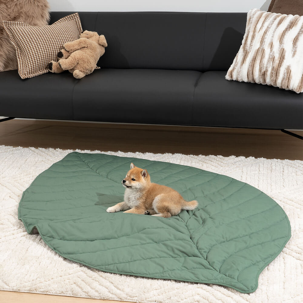 Leaf Shape Human Mat Dog Blanket