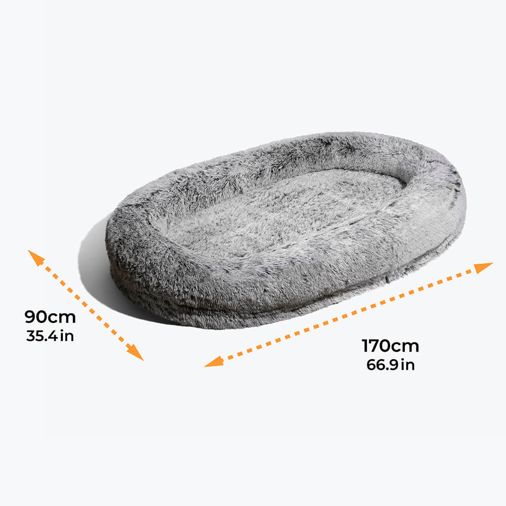 Donutvormig kalmerend hondenbed