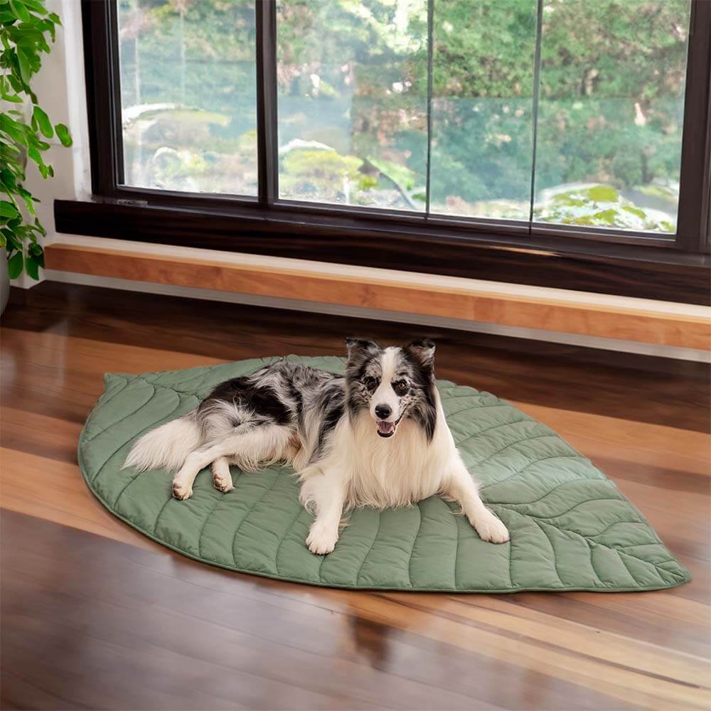 Leaf Shape Human Mat Dog Blanket
