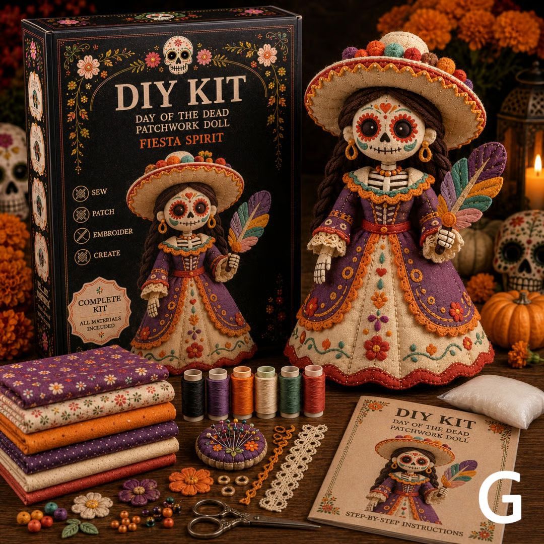 Day of the Dead DIY Doll Kit – Ventayo