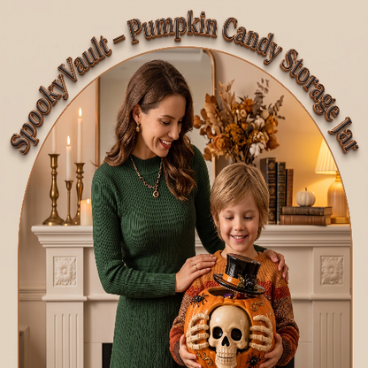 SpookyVault – Pumpkin Candy Storage Jar