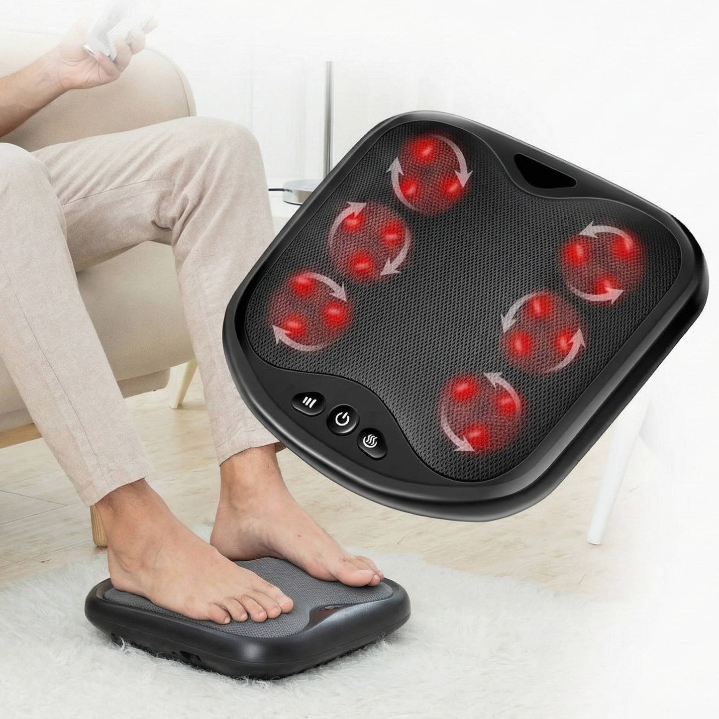 Foot Massager Machine with Heat Deep Kneading